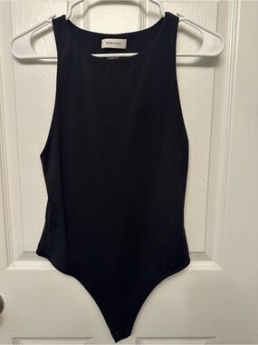 Babaton Aritzia Contour 90’s Thong Bodysuit Black Medium